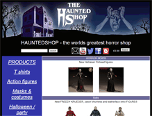 Tablet Screenshot of hauntedshop.com